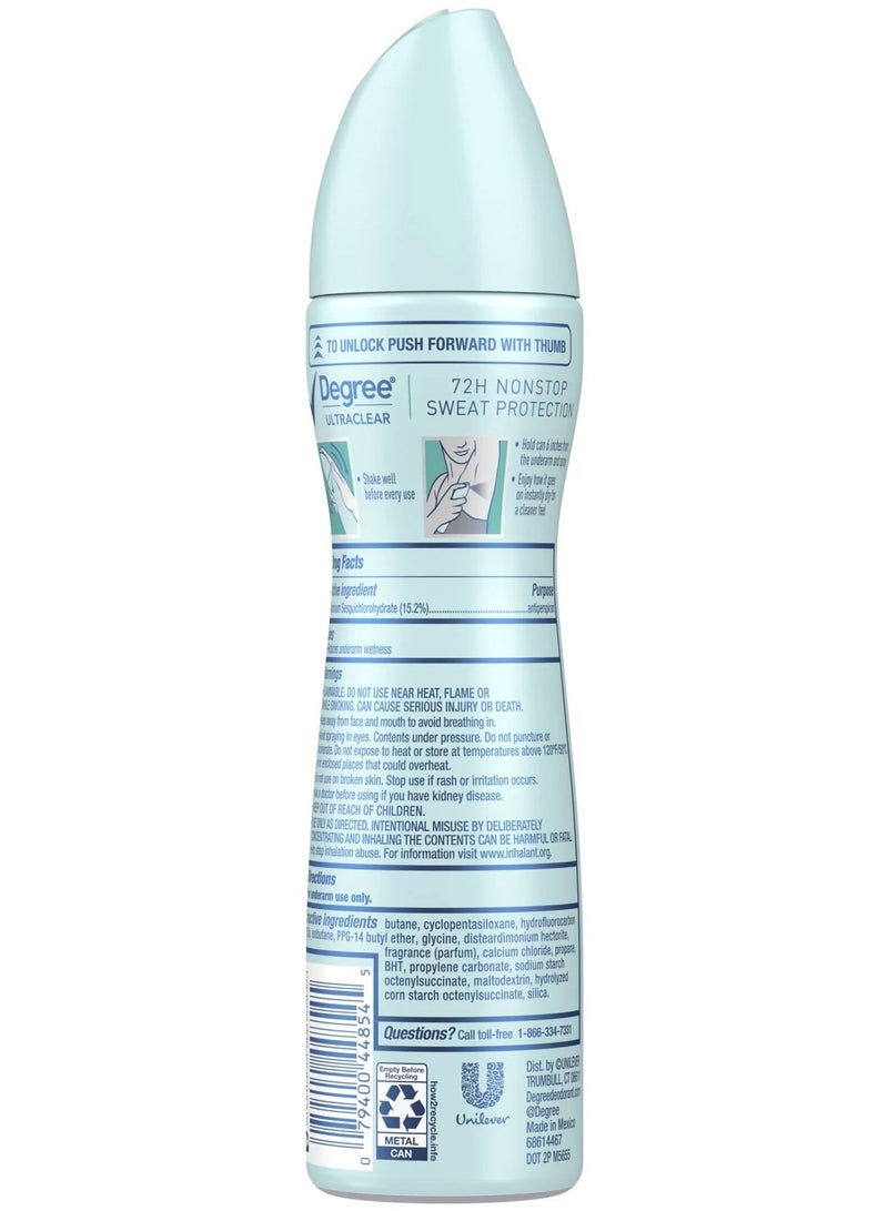 Degree Women MotionSense Antiperspirant Dry Spray – Pure Rain (107 g) - Image 2